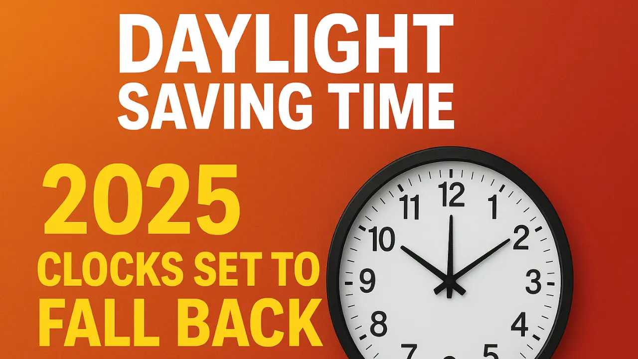 Daylight Saving Time 2025 Clocks Set to Fall Back Sooner This Year (1) (1)