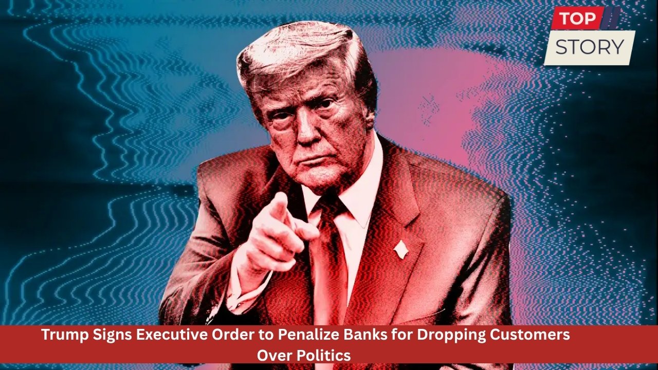 Trump Signs Executive Order to Penalize Banks for Dropping Customers Over Politics